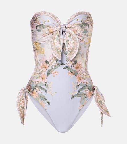 Wylie Scarf Tie floral swimsuit - Zimmermann - Modalova