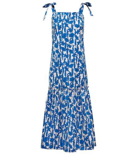 Floral cotton-blend midi dress - Tory Burch - Modalova