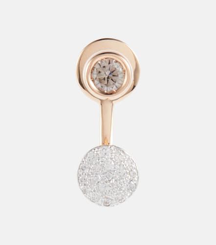 Sabbia 18kt rose single earring with diamonds - Pomellato - Modalova