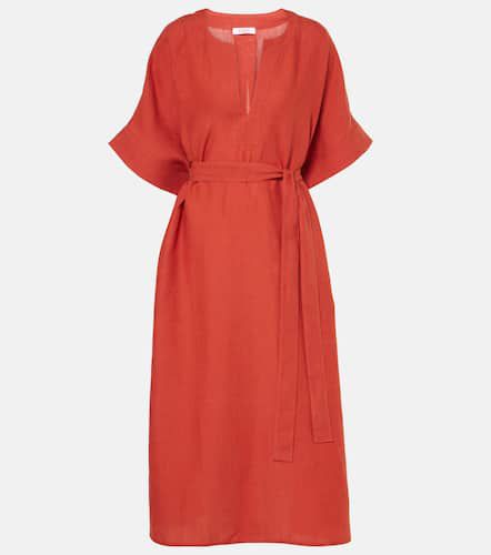 Eres Bib linen maxi dress - Eres - Modalova