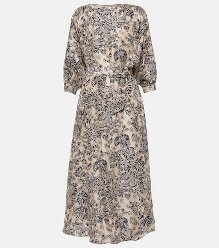 Loro Piana Printed silk midi dress - Loro Piana - Modalova