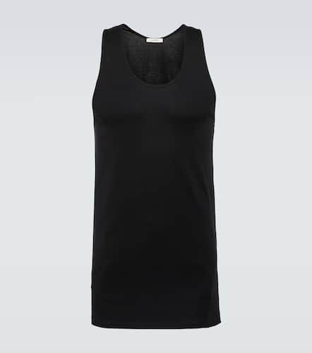 Tank top in jersey di cotone a coste - Lemaire - Modalova