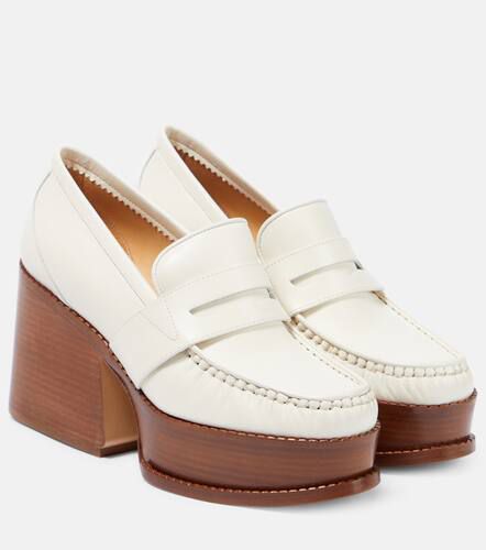 Augusta leather platform loafers - Gabriela Hearst - Modalova
