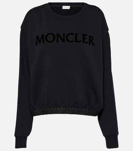 Sudadera en jersey de algodón con logo - Moncler - Modalova