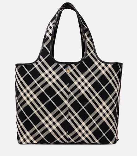 Check Medium canvas tote bag - Burberry - Modalova