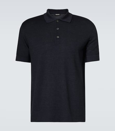 Zegna Cotton and silk polo shirt - Zegna - Modalova