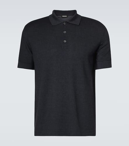 Zegna Polo de algodón y seda - Zegna - Modalova