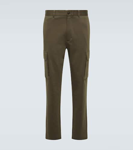 Mid-rise cotton-blend cargo pants - Moncler - Modalova
