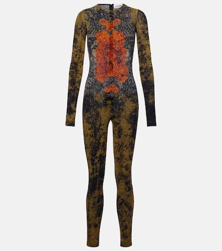 Medallion printed mesh catsuit - Jean Paul Gaultier - Modalova