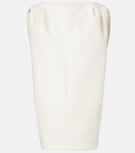 Abito corto in lana e seta - Balenciaga - Modalova