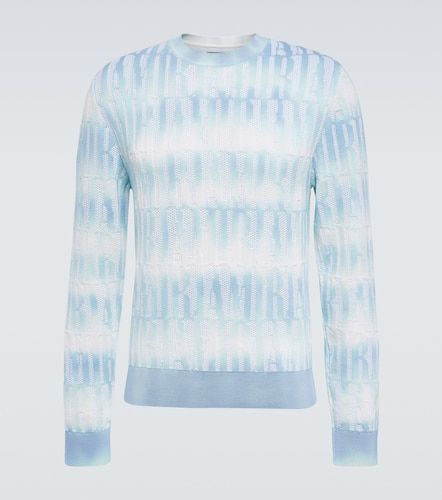 Logo cotton and cashmere-blend sweater - Amiri - Modalova