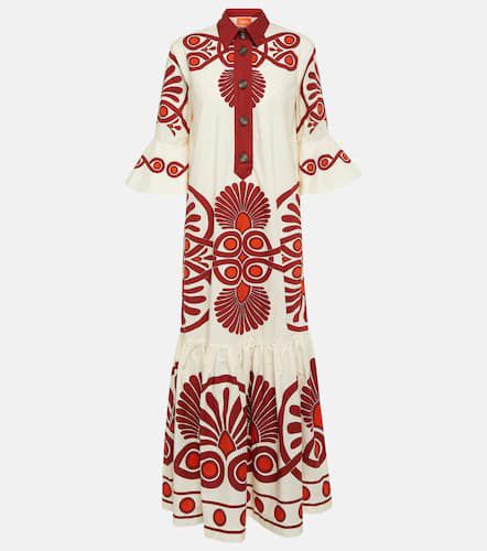 Artemis printed cotton poplin maxi dress - La DoubleJ - Modalova