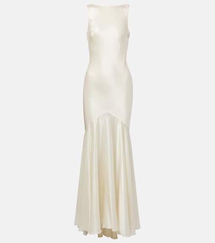 Open-back satin maxi dress - Nina Ricci - Modalova