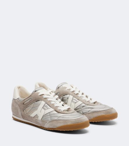 Zapatillas de piel acolchadas con ante - Veronica Beard - Modalova