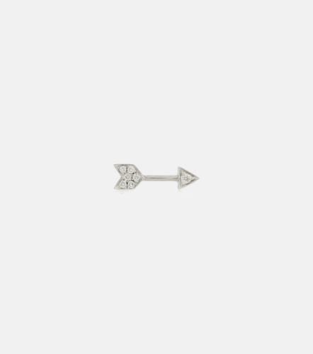Einzelner Ohrring Arrow aus 18kt Weißgold mit Diamanten - Maria Tash - Modalova