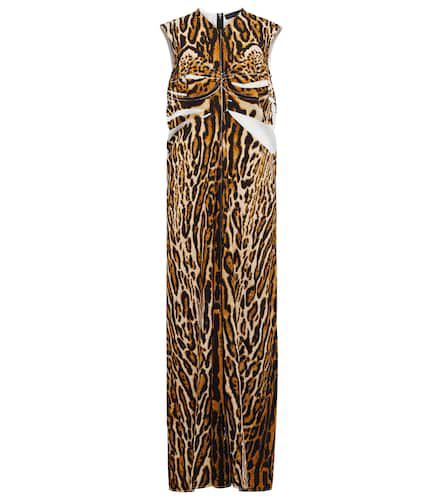 Leopard-print crÃªpe maxi dress - Proenza Schouler - Modalova