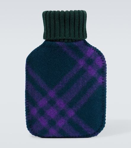 Checked wool hot water bottle - Burberry - Modalova