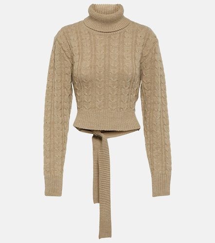 Cropped-Pullover aus einem Wollgemisch - MM6 Maison Margiela - Modalova