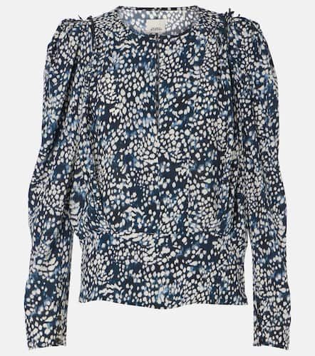 Blusa Zarga de mezcla de seda estampada - Isabel Marant - Modalova