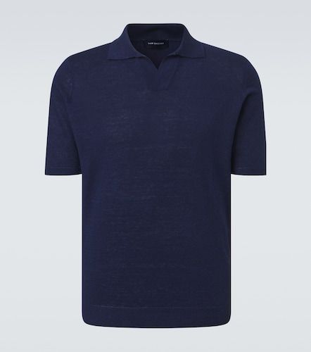Thom Sweeney Polo in lino e cotone - Thom Sweeney - Modalova