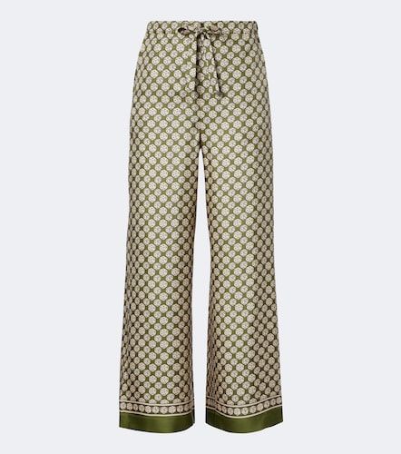 Printed silk wide-leg pants - 'S Max Mara - Modalova