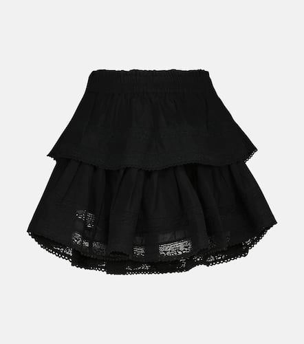 Minifalda Ruffle de algodón - LoveShackFancy - Modalova