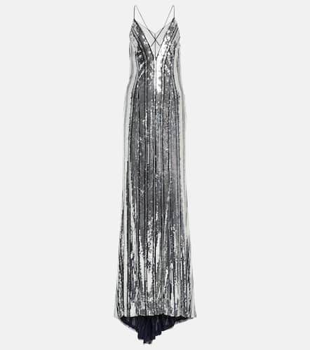 Kate tulle-paneled sequined gown - Galvan - Modalova