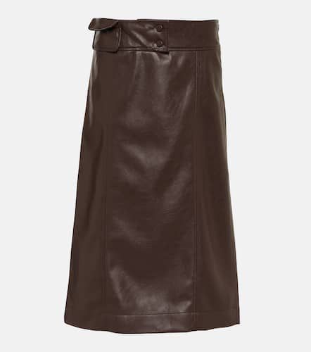 Eyeria faux leather midi skirt - Aya Muse - Modalova