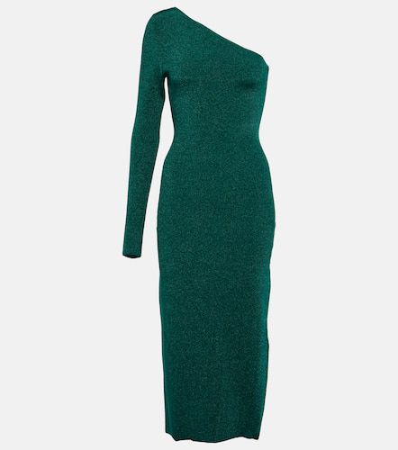 One-shoulder knitted midi dress - Victoria Beckham - Modalova