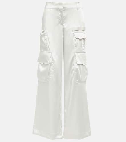 Off-White Cargohose aus Satin - Off-White - Modalova