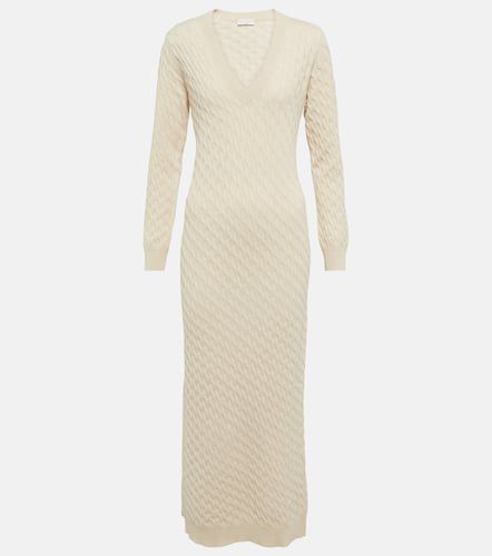 Wool, cashmere, and silk maxi dress - Brunello Cucinelli - Modalova