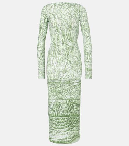 Vestido midi de jersey estampado - MM6 Maison Margiela - Modalova