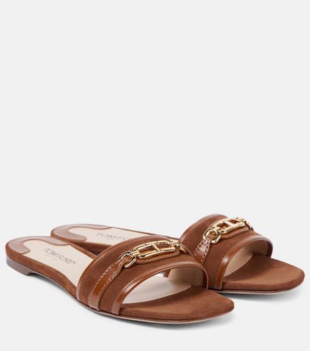 Whitney Stadium T leather slides - Tom Ford - Modalova