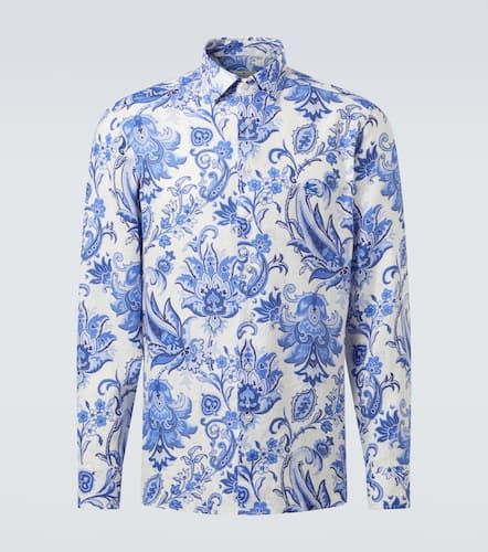 Etro Camisa Roma de lino estampada - Etro - Modalova