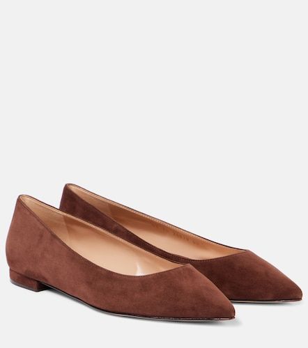 Gianvito suede ballet flats - Gianvito Rossi - Modalova