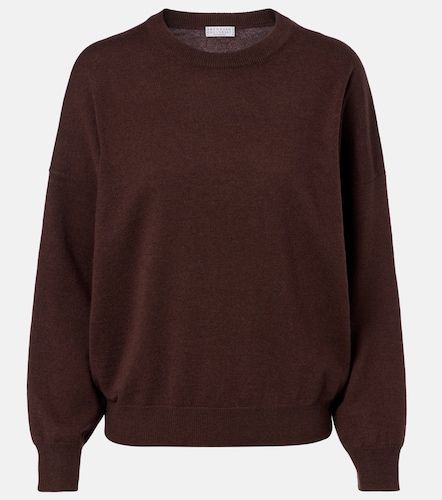 Pullover in cashmere a collo alto - Brunello Cucinelli - Modalova
