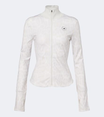 Logo leopard-print jacket - Adidas by Stella McCartney - Modalova