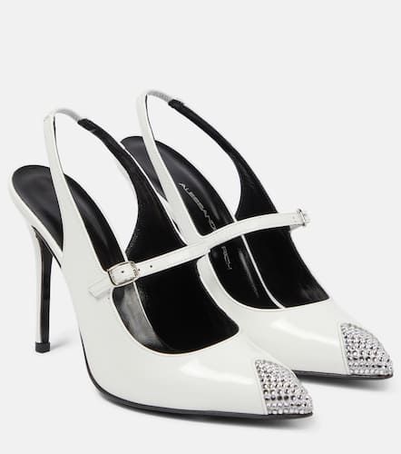 Pumps slingback in vernice - Alessandra Rich - Modalova