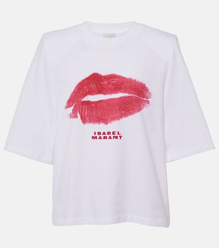 T-shirt cropped Ben in cotone - Isabel Marant - Modalova