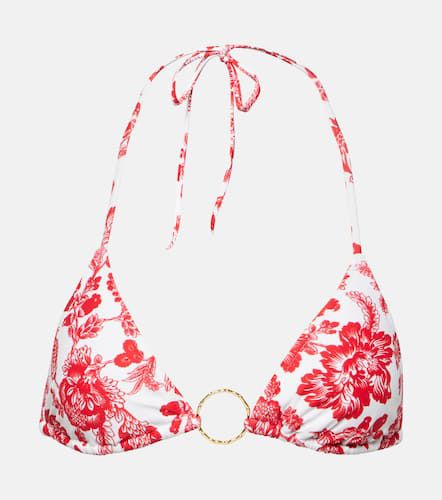 Miami ring-detail floral bikini top - Melissa Odabash - Modalova