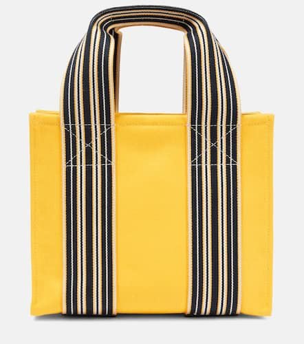 The Suitcase Stripe Mini canvas tote bag - Loro Piana - Modalova