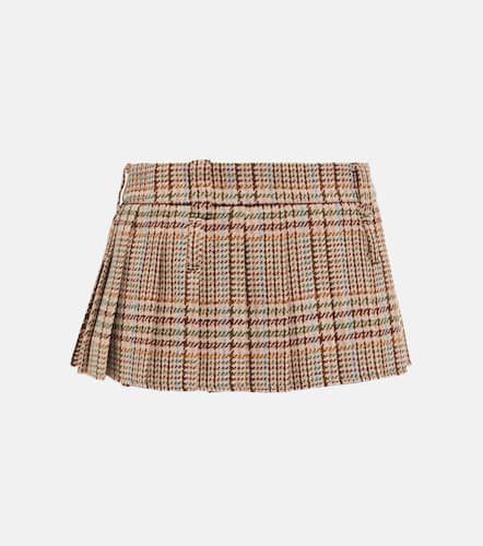 Miu Miu Checked miniskirt - Miu Miu - Modalova