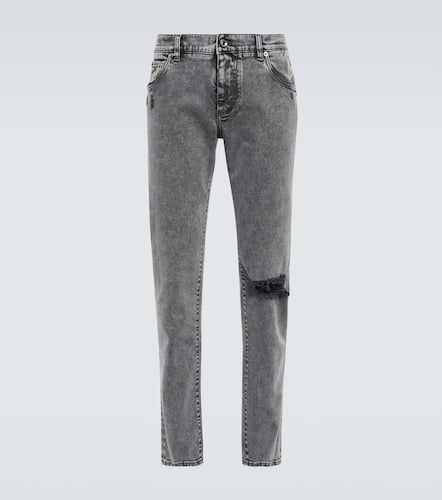 Distressed Skinny Jeans - Dolce&Gabbana - Modalova