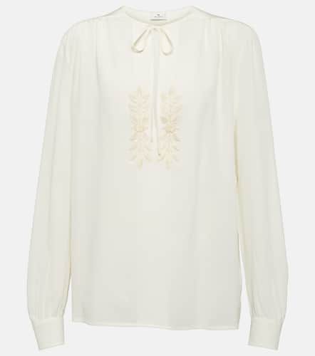 Etro Embroidered silk blouse - Etro - Modalova