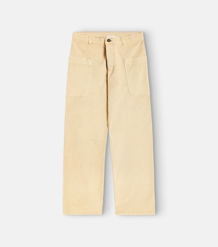 Looping cotton wide-leg pants - Bonpoint - Modalova