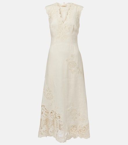 Robe longue Olivette en lin - Ulla Johnson - Modalova