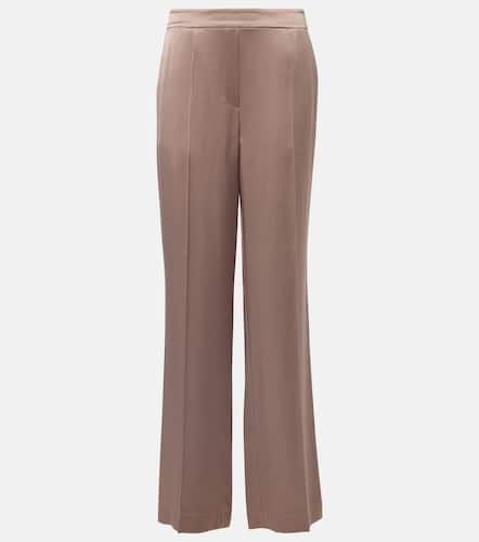 Gerade Mid-Rise-Hose Tova aus Seidensatin - Joseph - Modalova