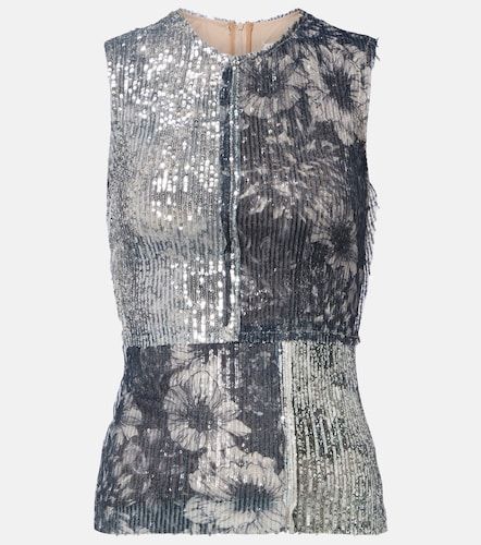 Top patchwork con paillettes - Maison Margiela - Modalova