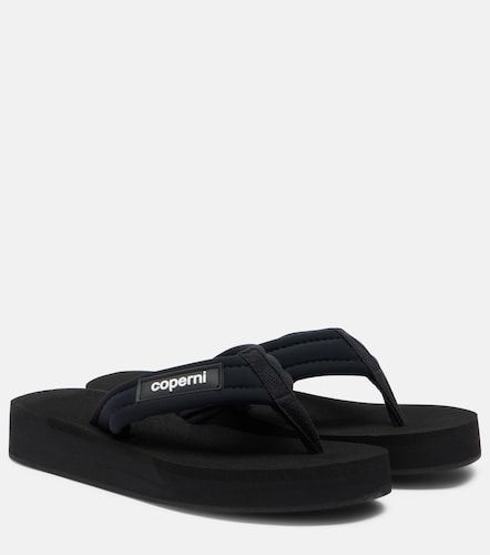 Sandali infradito con plateau e logo - Coperni - Modalova