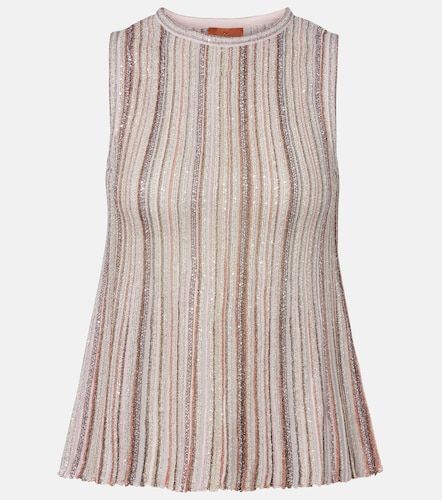 Missoni Top in lamé a righe - Missoni - Modalova